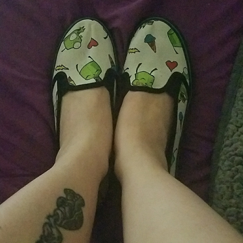 Invader Zim shoes